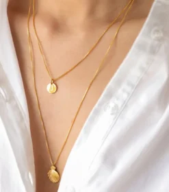 Halsband Syster P Beloved Kort Box Kedja Guld
