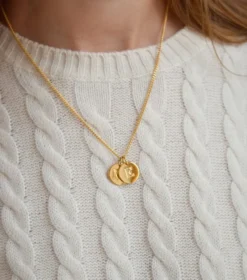 Halsband Syster P Beloved Kort Curb Kedja Guld
