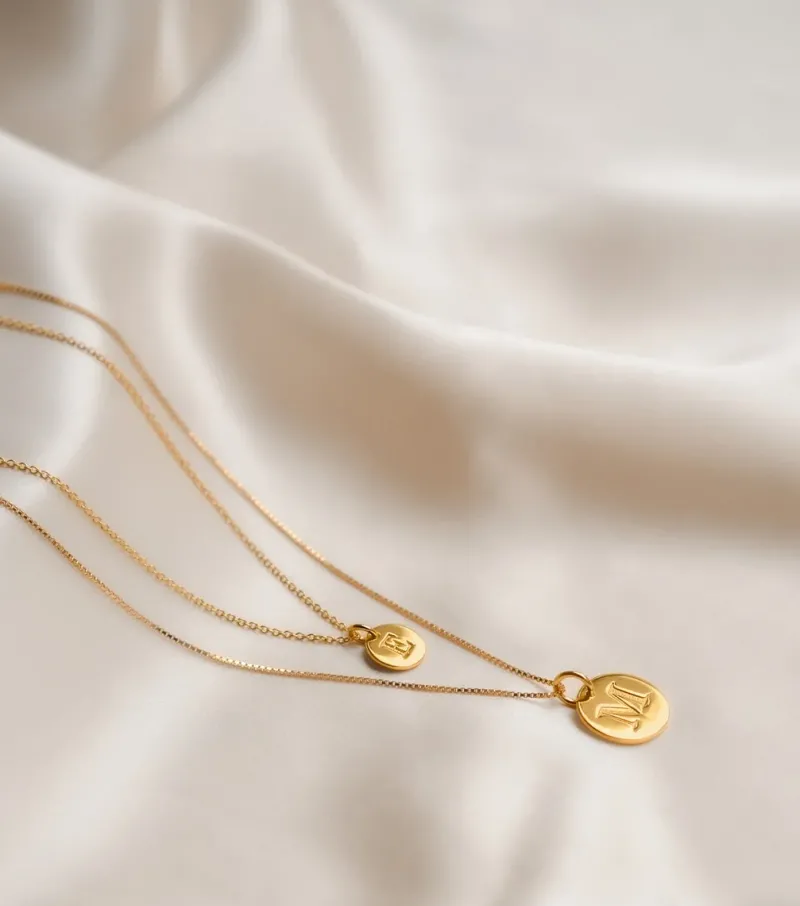 Halsband Syster P Beloved Kort Oval Kedja Guld