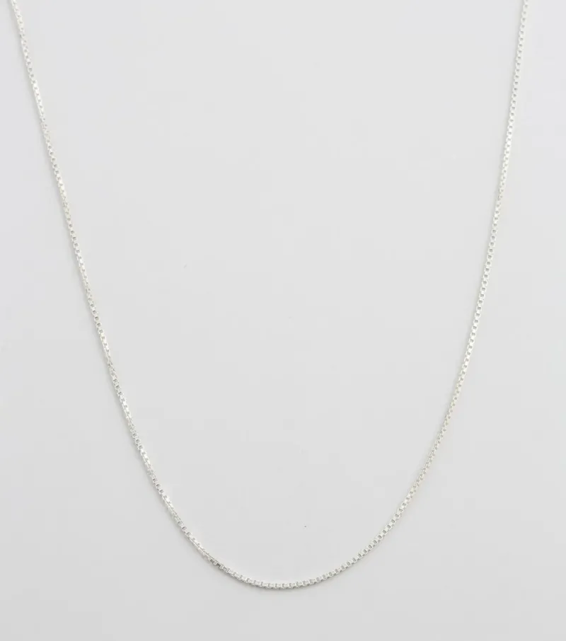 Halsband Syster P Beloved Lång Box Kedja Silver