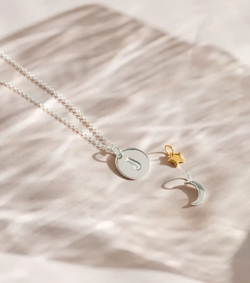 Halsband Syster P Beloved Lång Rolo Kedja Silver