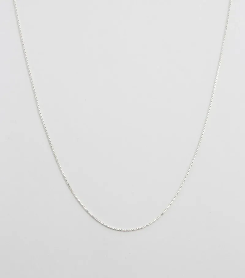 Halsband Syster P Beloved Medium Box Kedja Silver