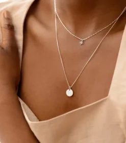 Halsband Syster P Beloved Medium Box Kedja Silver