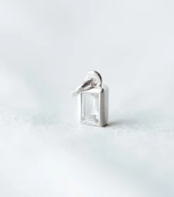 Berlocker Syster P Beloved Squared Hänge Crystal Silver