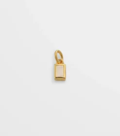 Berlocker Syster P Beloved Squared Hänge Moonstone Guld
