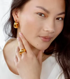 Ringar Syster P Bolded Big Ring Guld