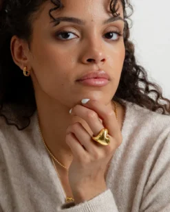 Ringar Syster P Bolded Heart Ring Guld