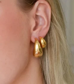 Örhängen Syster P Bolded Little Sis Guld EG1236