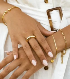 Ringar Syster P Bolded Ring Guld