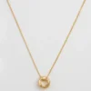 Halsband Syster P Bolded Wavy Guld