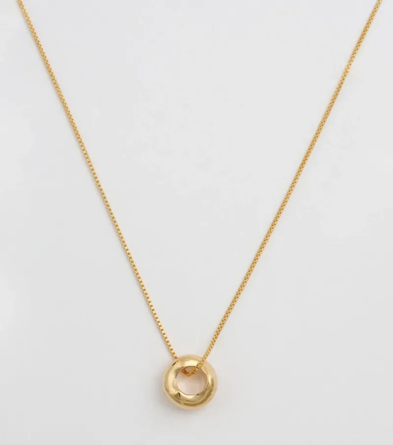 Halsband Syster P Bolded Wavy Guld