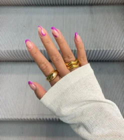 Ringar Syster P Bolded Wavy Ring Guld