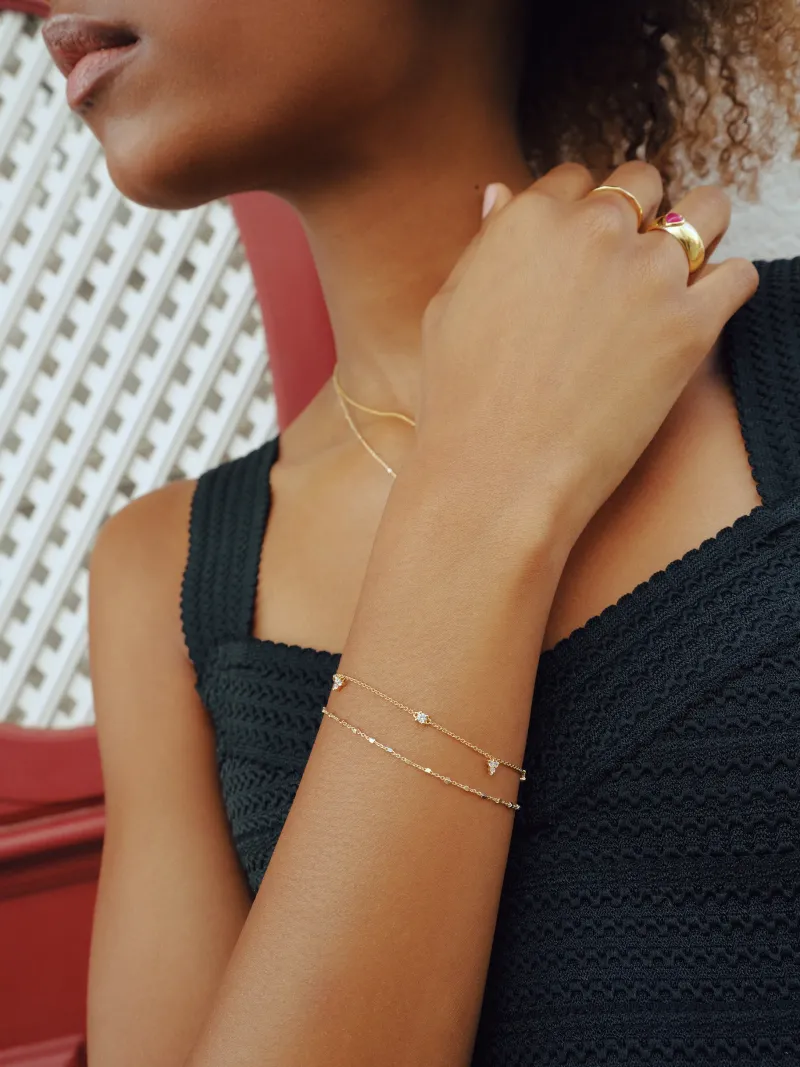 Armband Syster P Celestia Guld