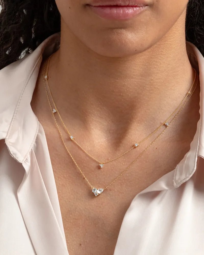 Halsband Syster P Celestia Guld