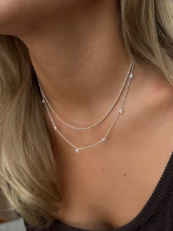 Halsband Syster P Celestia Silver