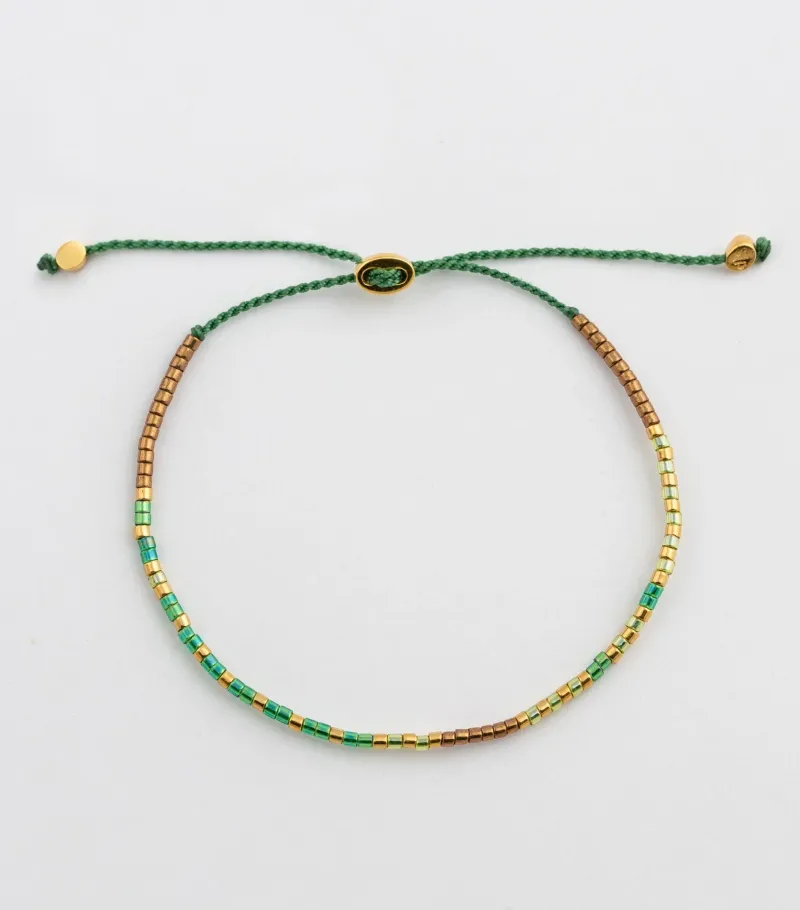 Armband Syster P Code Guld GOOD VIBES