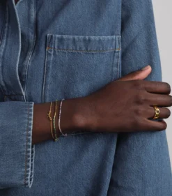 Armband Syster P Code Guld GOOD VIBES