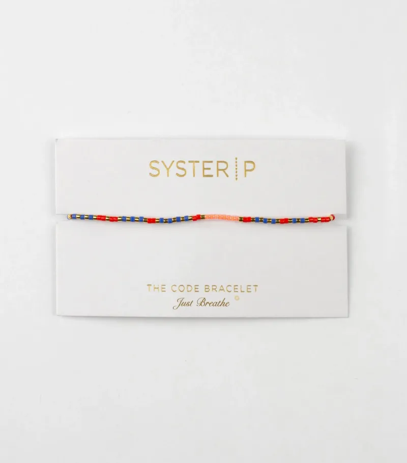 Armband Syster P Code Guld JUST BREATHE