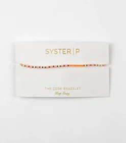 Armband Syster P Code Guld KEEP GOING