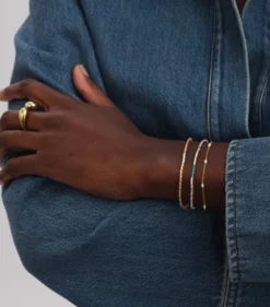 Armband Syster P Code Guld STAY STRONG