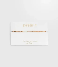 Armband Syster P Code Guld STAY STRONG