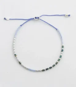 Armband Syster P Code Silver GOOD VIBES