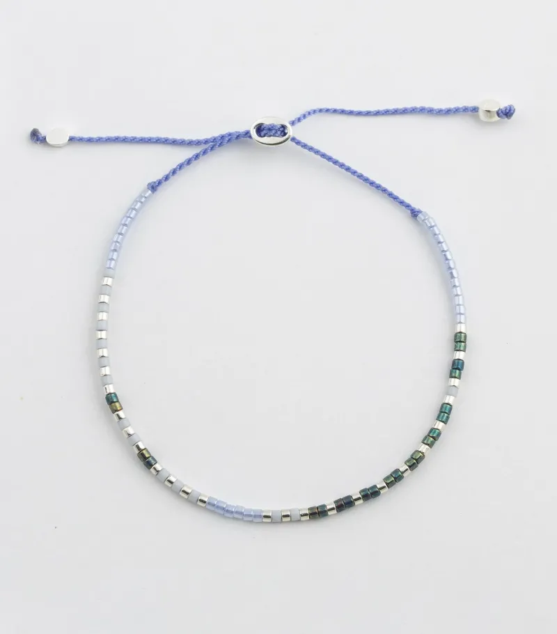 Armband Syster P Code Silver GOOD VIBES