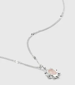 Halsband Syster P Florentina Silver Rosenkvarts