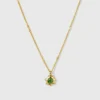 Halsband Syster P Florentina Guld Grön Jade
