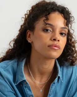 Örhängen Syster P Florentina Small Hoops Silver