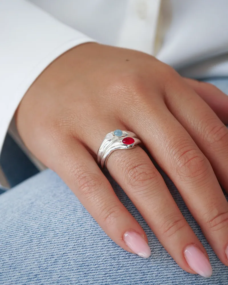 Ringar Syster P Floretina Ring Silver