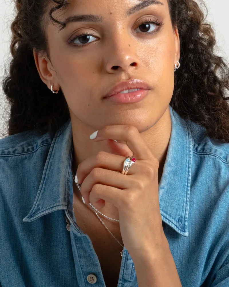 Ringar Syster P Floretina Ring Silver