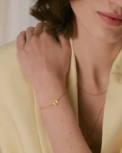 Armband Syster P Friends Heart Guld