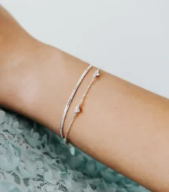 Armband Syster P Herringbone Silver