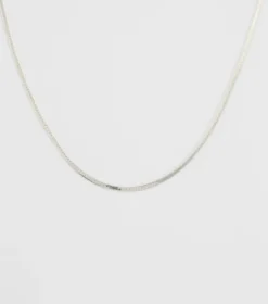 Halsband Syster P Herringbone Silver