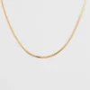Halsband Syster P Herringbone Guld