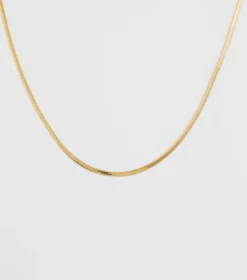 Halsband Syster P Herringbone Guld