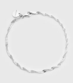 Armband Syster P Herringbone Twisted Silver