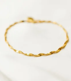 Armband Syster P Herringbone Twisted Guld