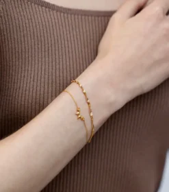 Armband Syster P Herringbone Twisted Guld