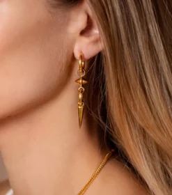 Örhängen Syster P Juno Long Single Örhänge Guld