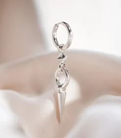 Örhängen Syster P Juno Long Single Örhänge Silver