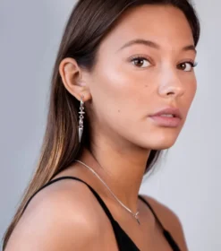 Örhängen Syster P Juno Long Single Örhänge Silver