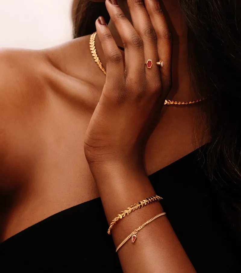 Armband Syster P Layers Olivia Guld