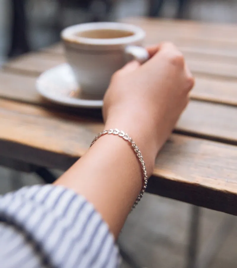 Armband Syster P Layers Olivia Silver