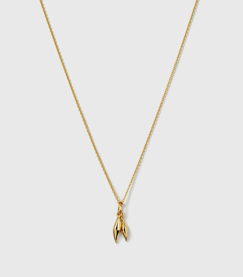 Halsband Syster P Melinda Double Petal Guld