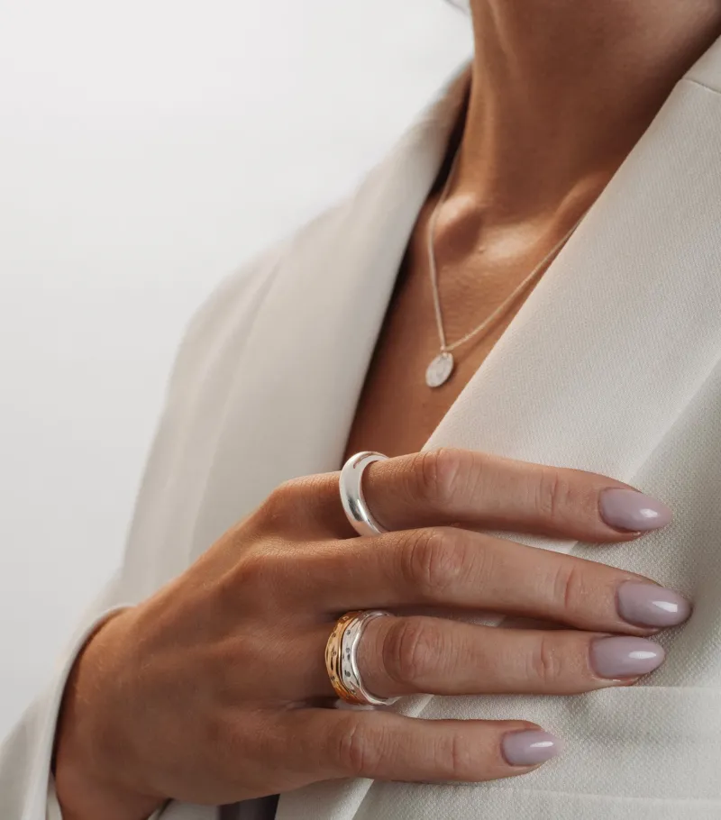 Ringar Syster P Melting Narrow Guld