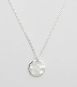 Halsband Syster P Minimalistica Hamrad Silver