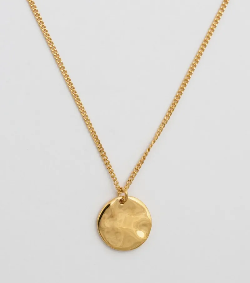 Halsband Syster P Minimalistica Hamrad Guld