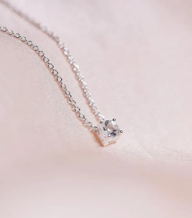 Halsband Syster P Minimalistica Solo Nova Silver